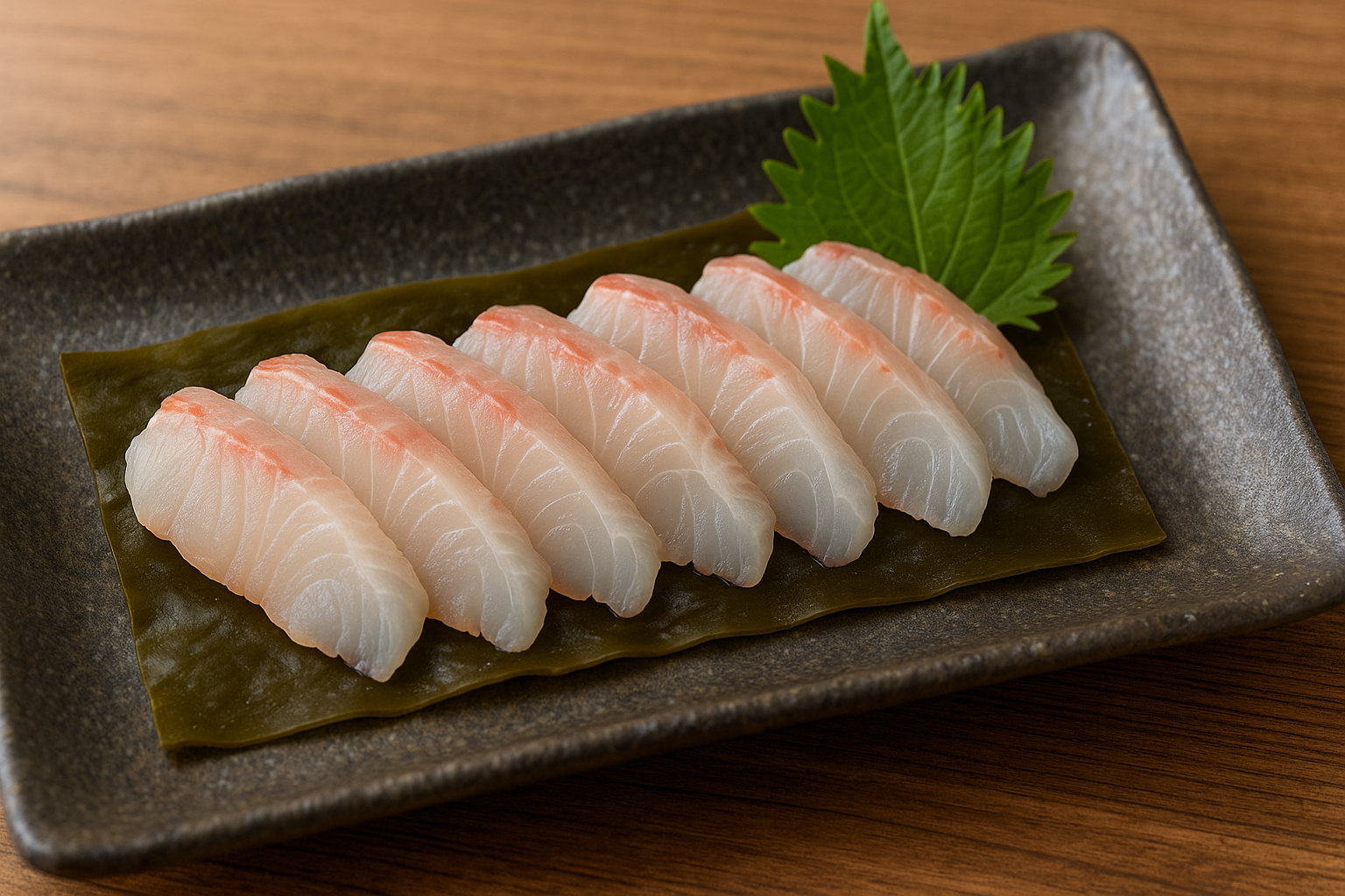 鯛の昆布締め